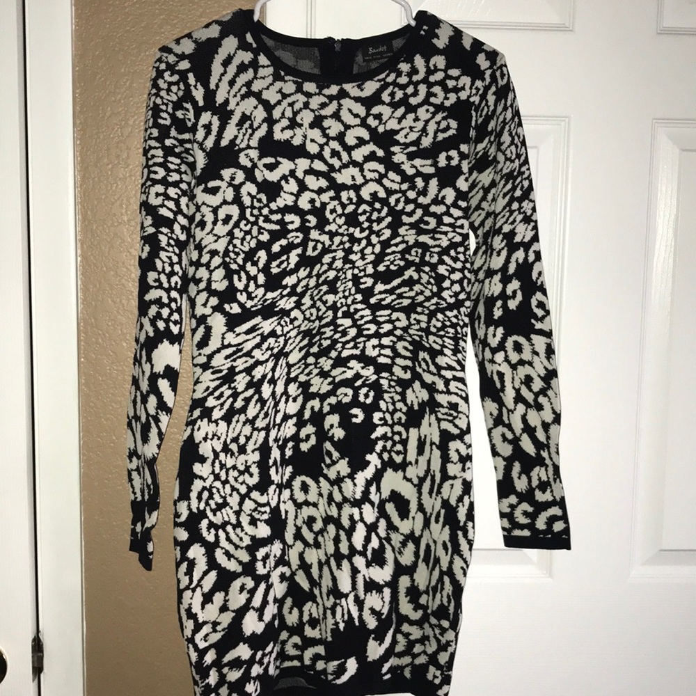 leopard Sweater dress